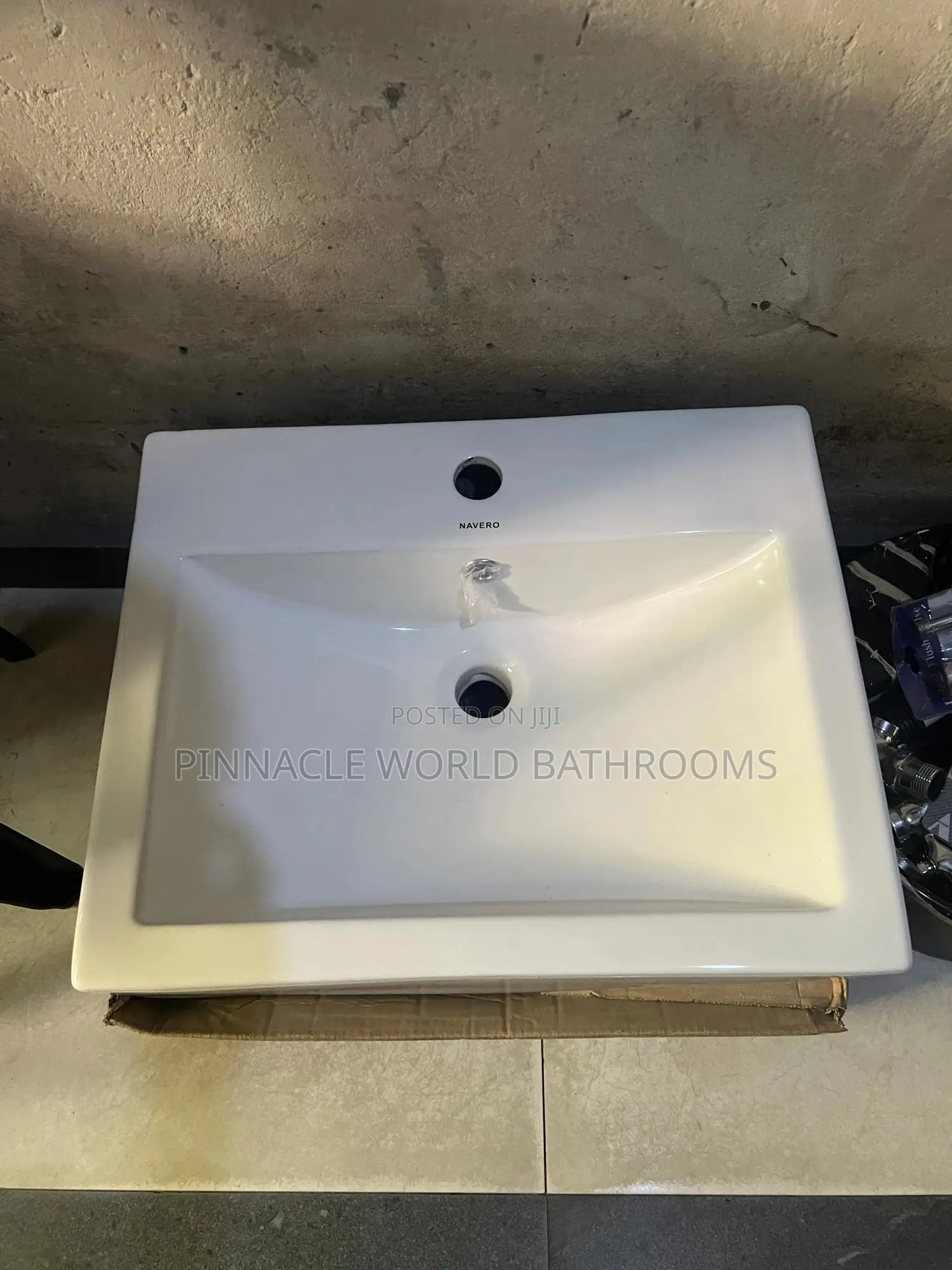 White Countertop Washing Hand Basin