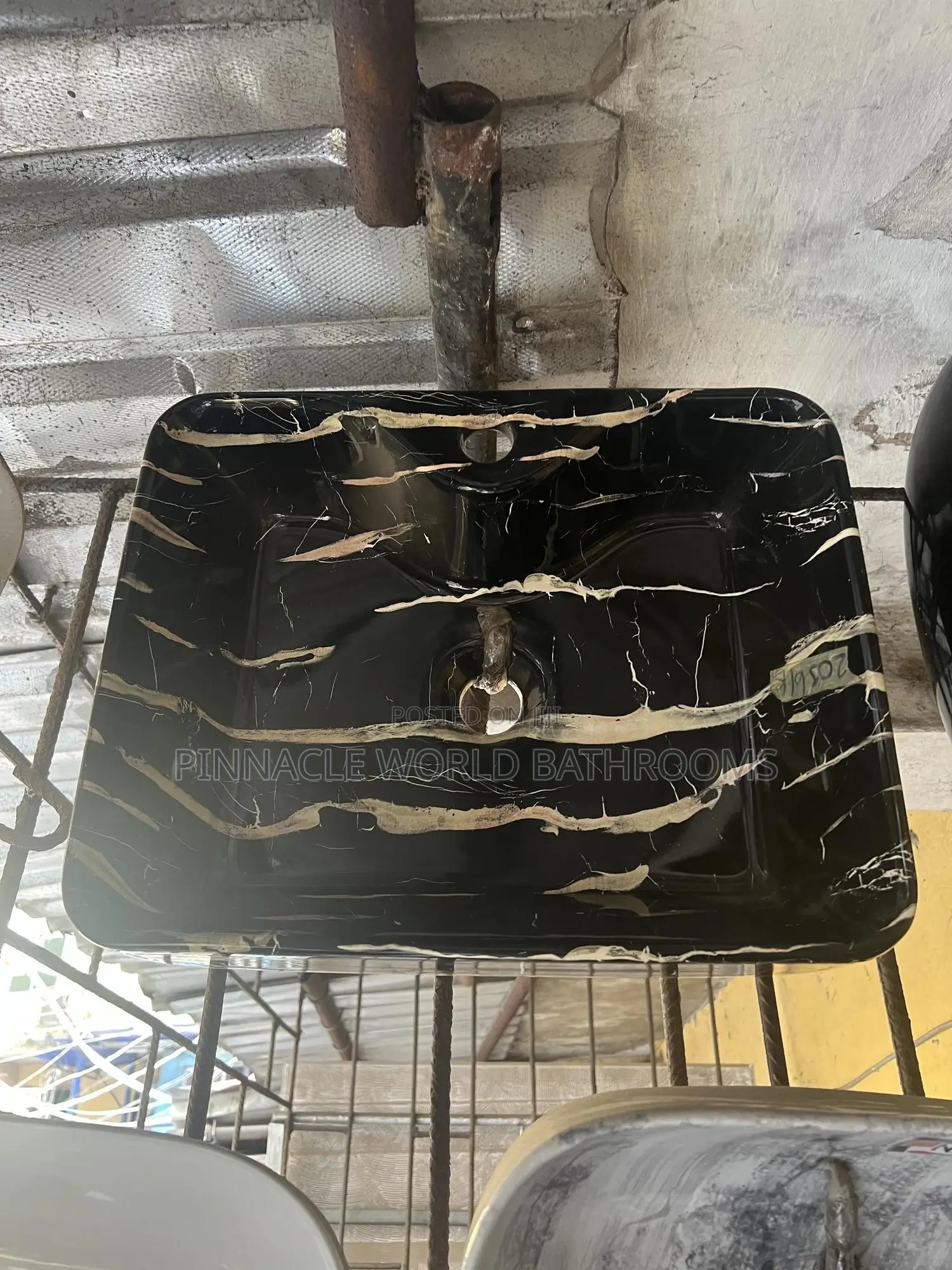 Black Design Counter Top Basin