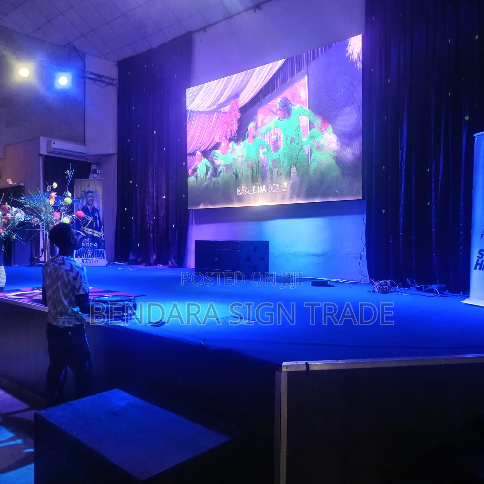 Big Led Video Screen 12ft by 8ft Indoor