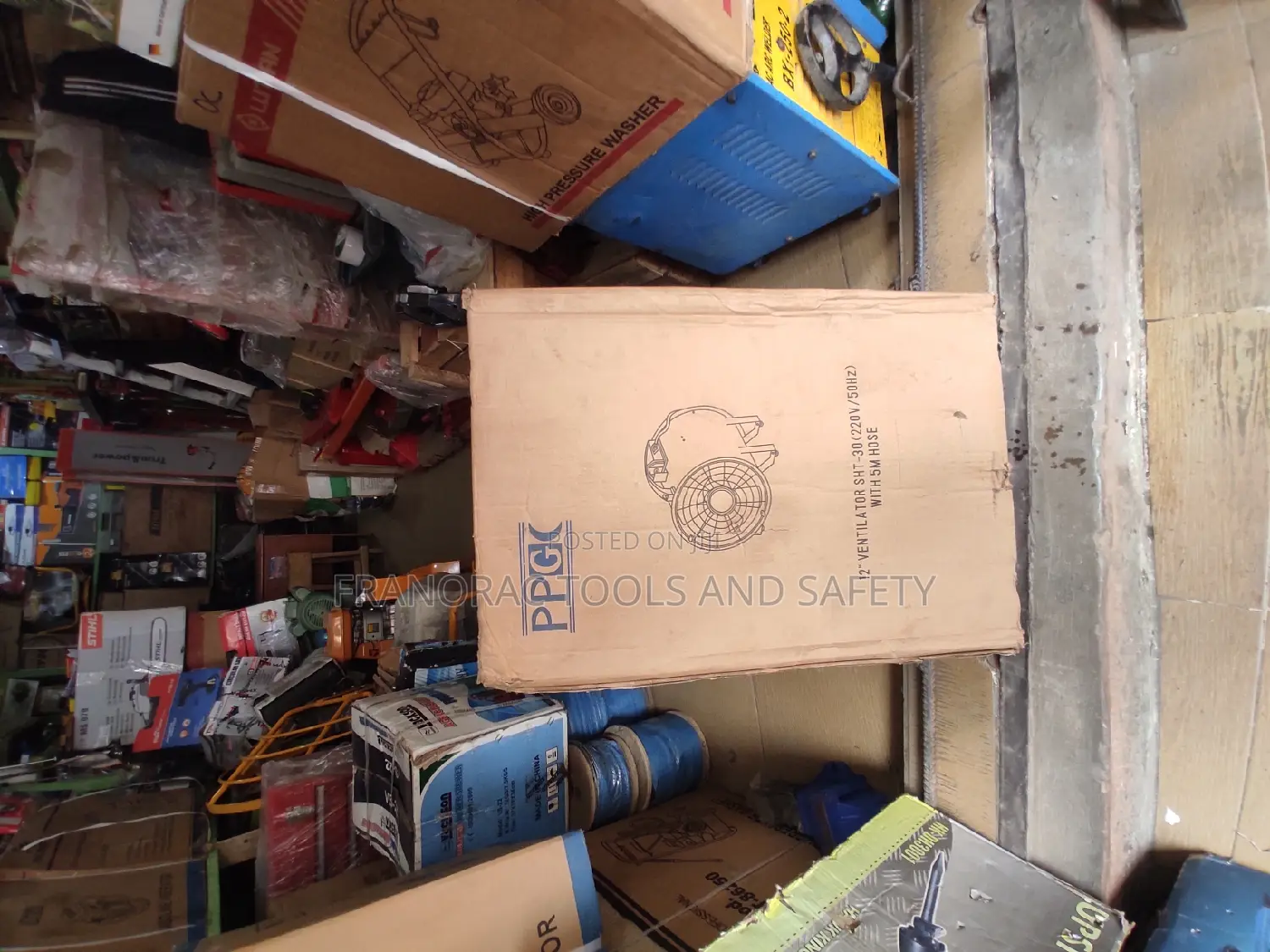 12"" Industrial Fans and Heat Extractor