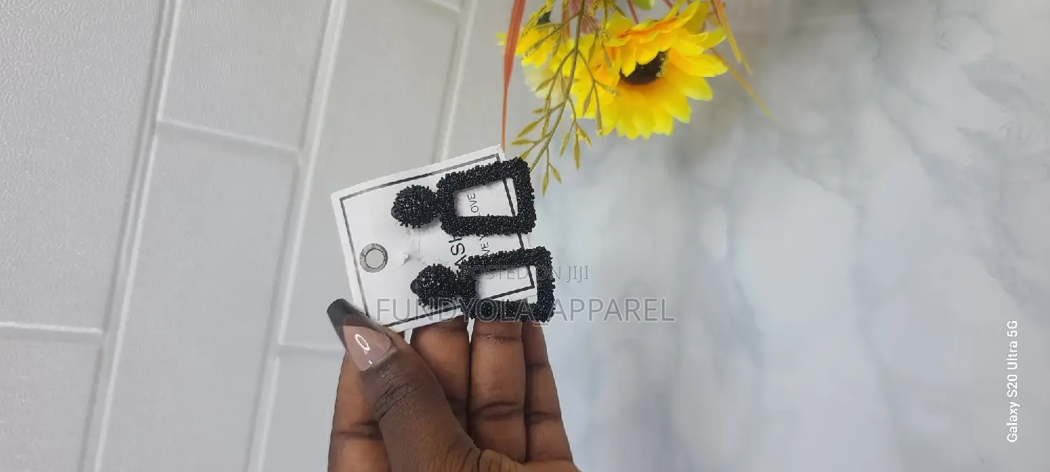 Black Fashion Earrings