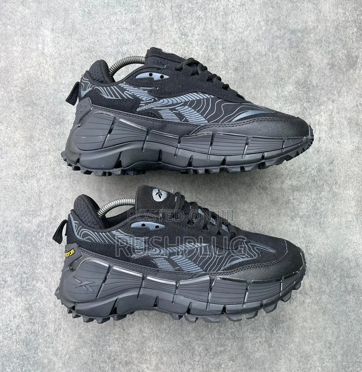 Hardest Reebok Zig 2.5 Black Edge Sneakers
