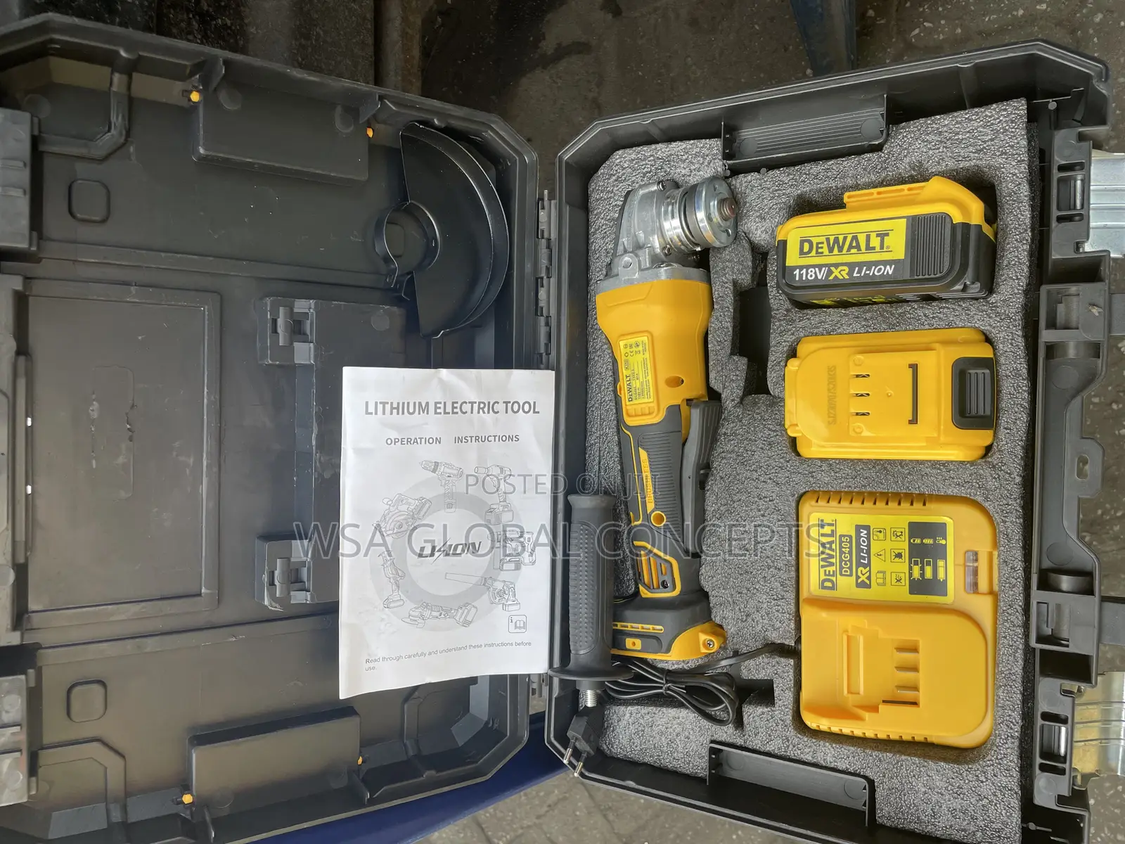 118 Volts Dewalt Angle Grinder