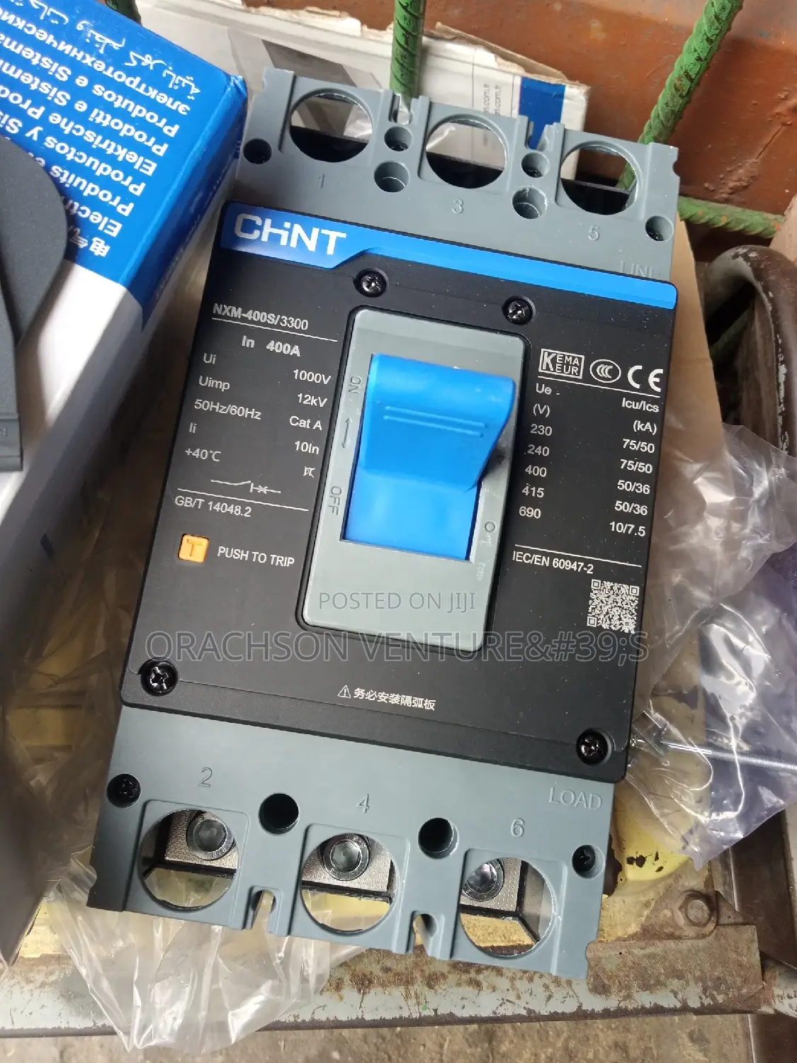 3pole 400amps McCb Chint Breaker