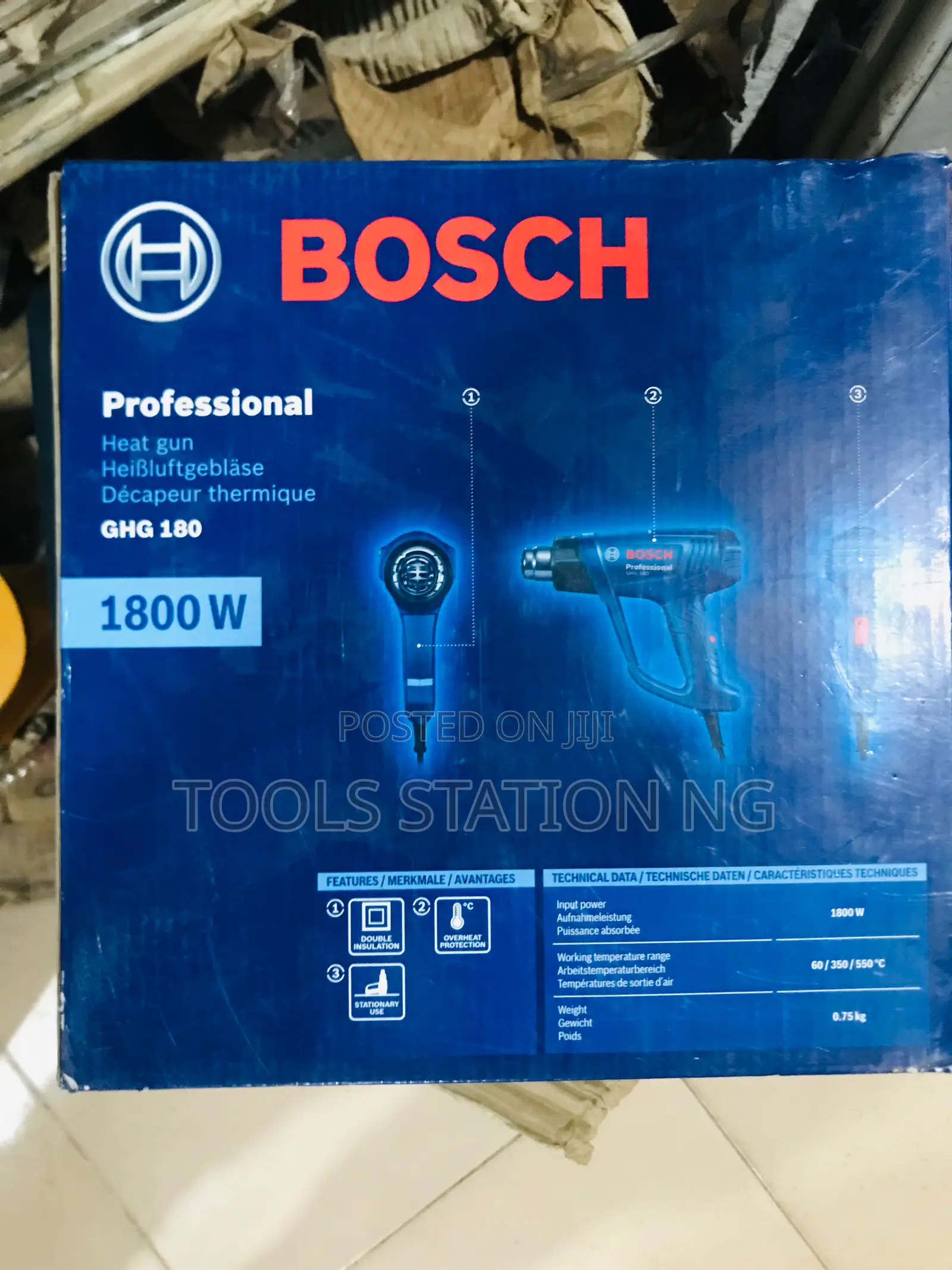 Bosch Heat Gun Ghg180, 1800w