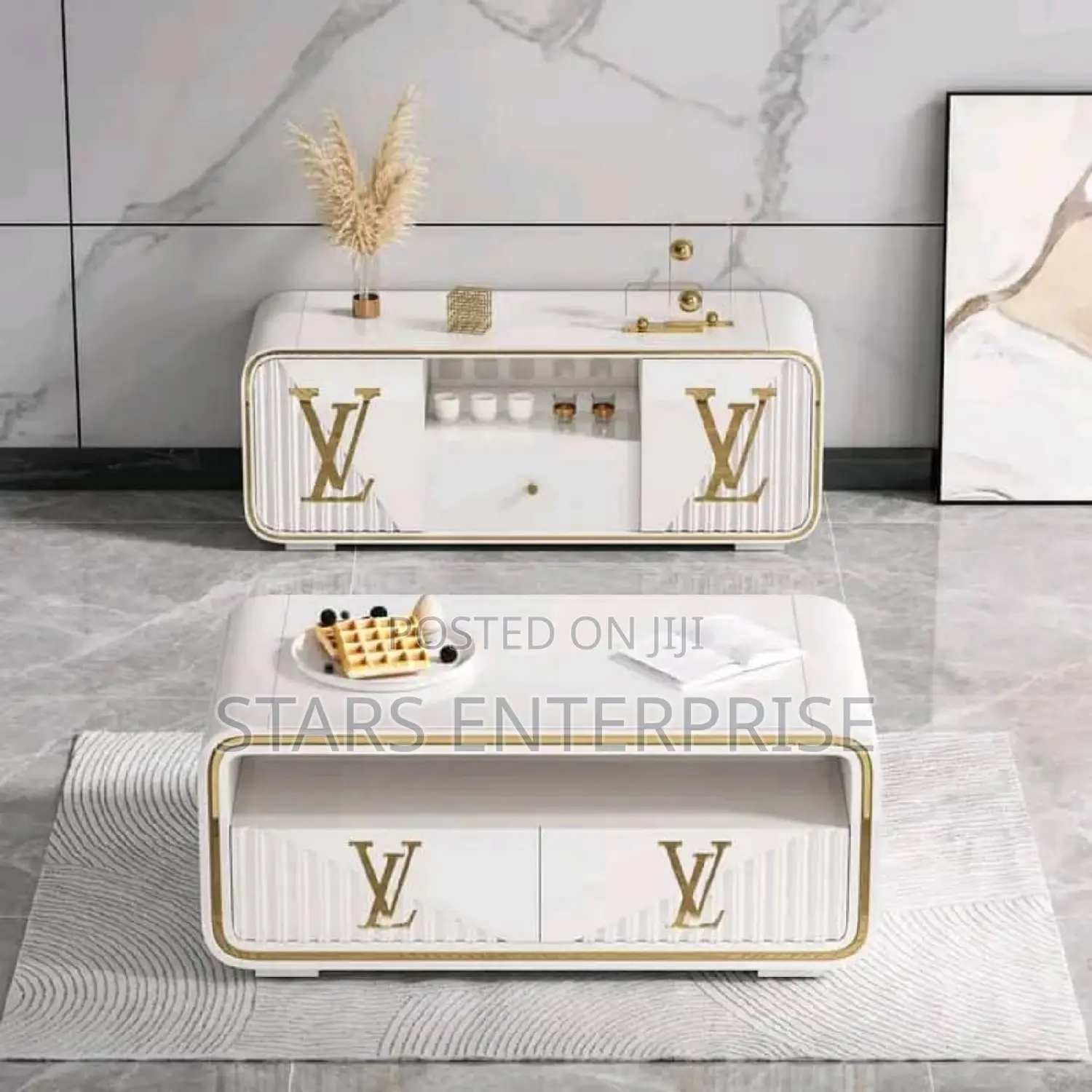 Center Table With TV Stand