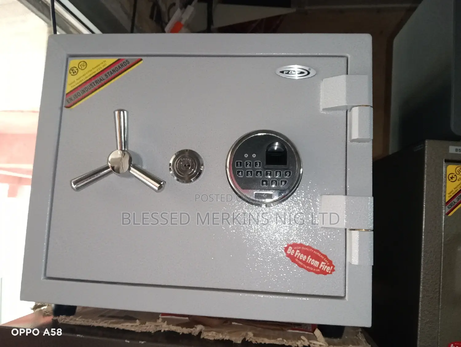 F&F Fire Proof Safe Biometric