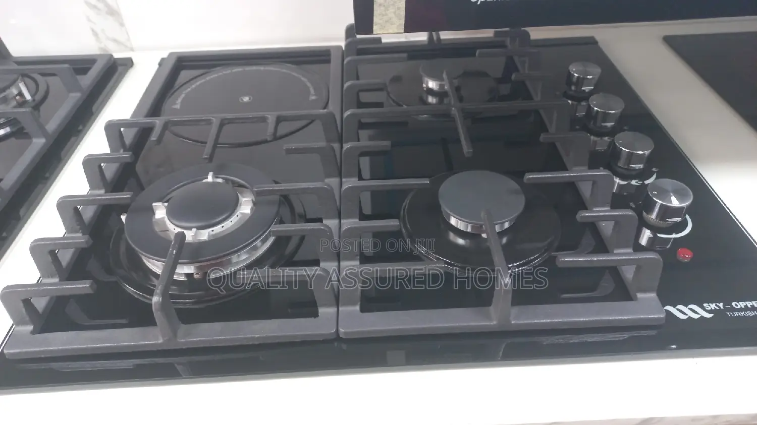 1 Electric and 3 Gas Burner