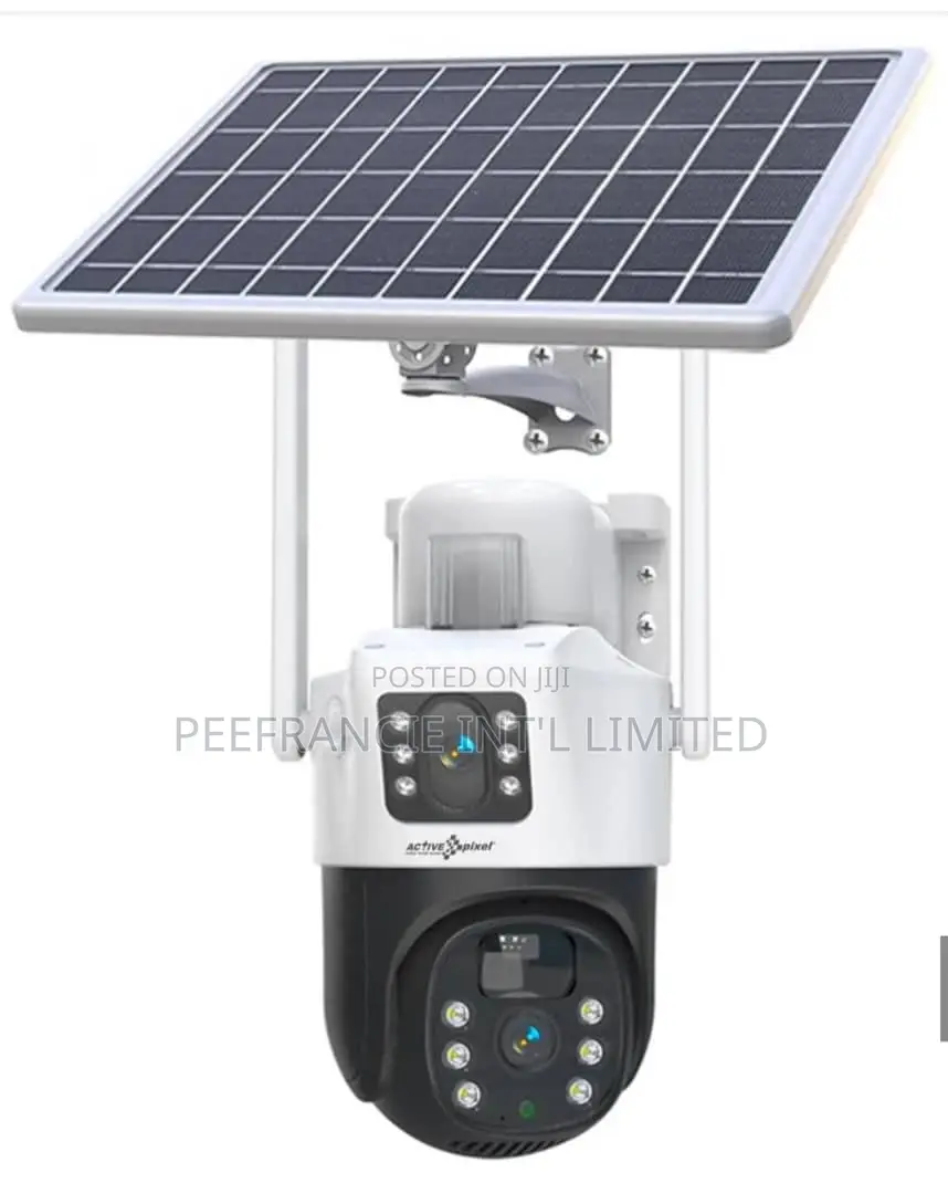 Dual Lens Solar Alert PTZ Camera With True Color View