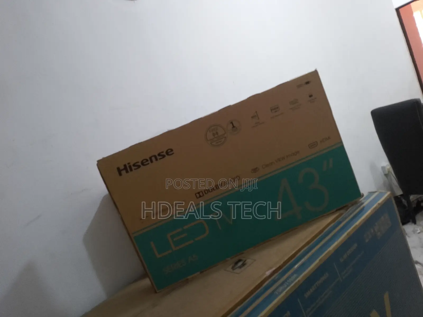 The Hisense 43 Inches LED TV - Hdmi,Uhd,Usb,Dolby 