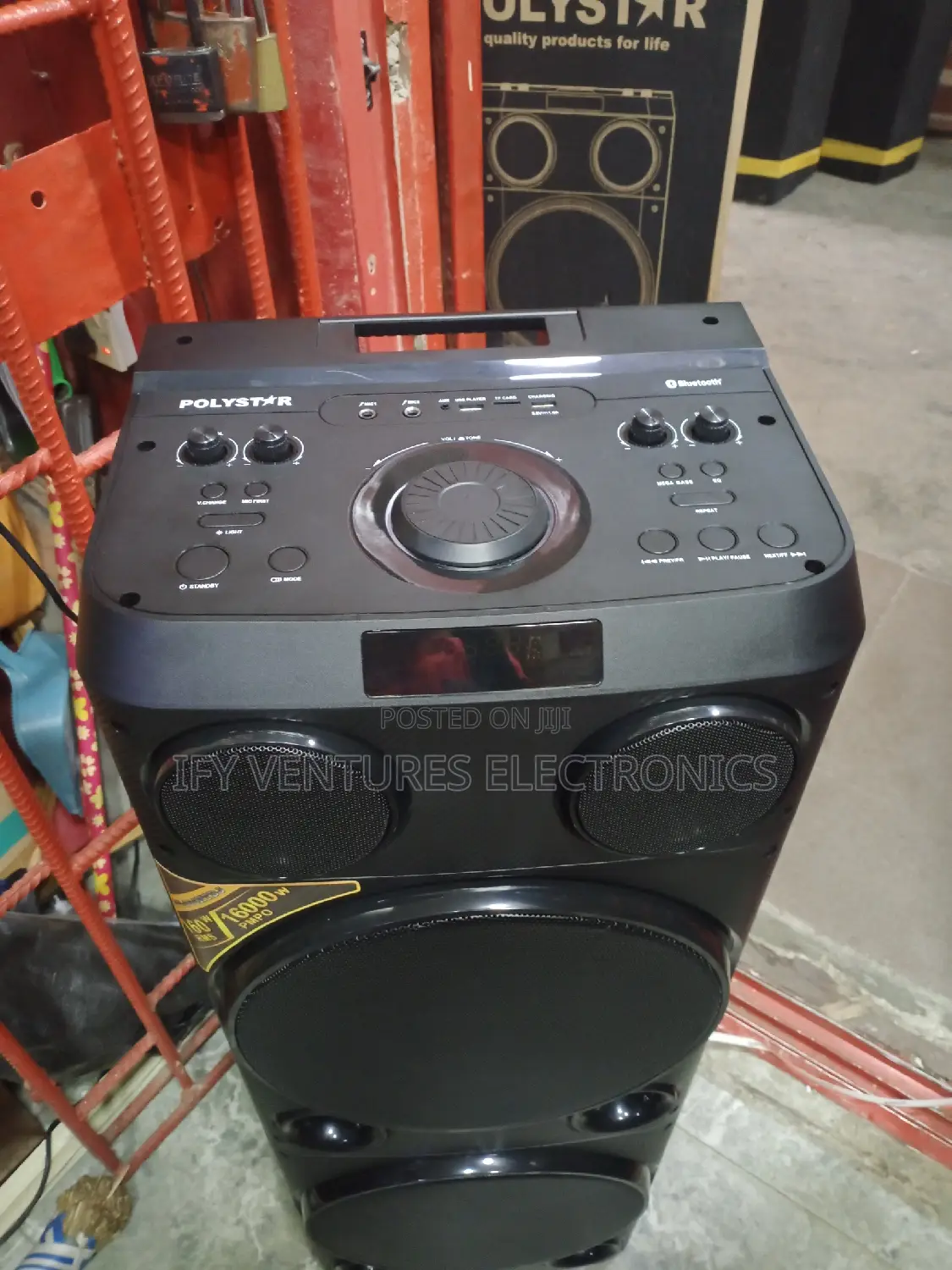Polystar Auto DJ Speaker. PMPO #16000w.