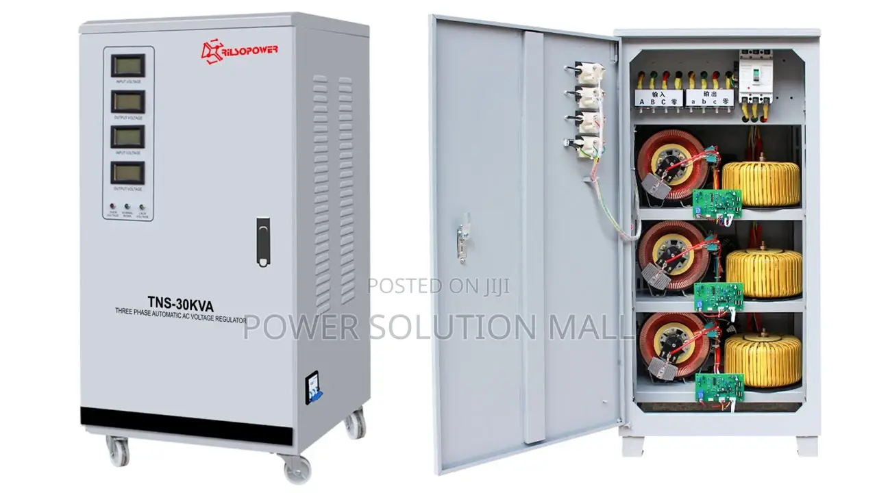 30kva 3-phase Rilsopower Servo Stabilizer