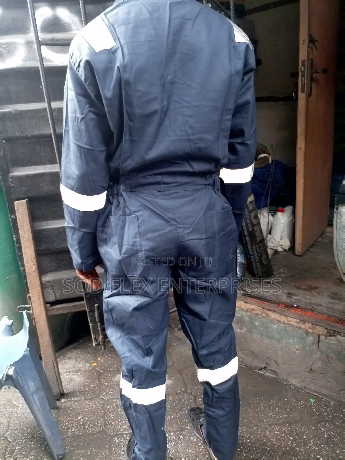 100% Fire 🔥Retardant Navy Blue Gown Overall