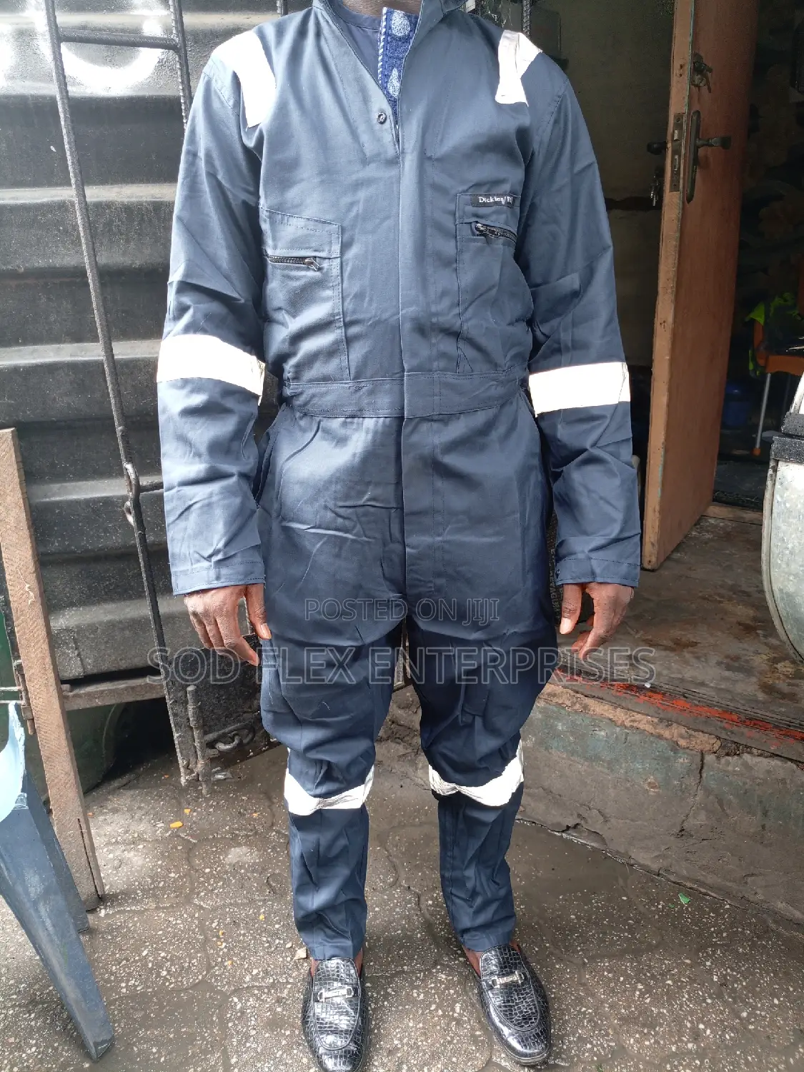 100% Fire 🔥Retardant Navy Blue Gown Overall