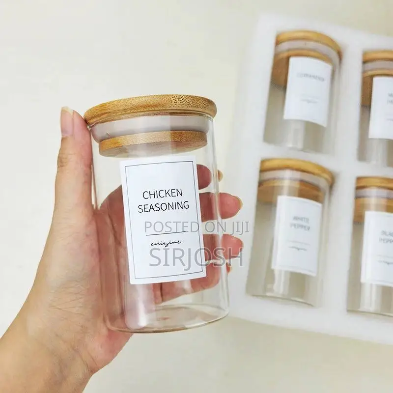 6 Sets Glass Jar