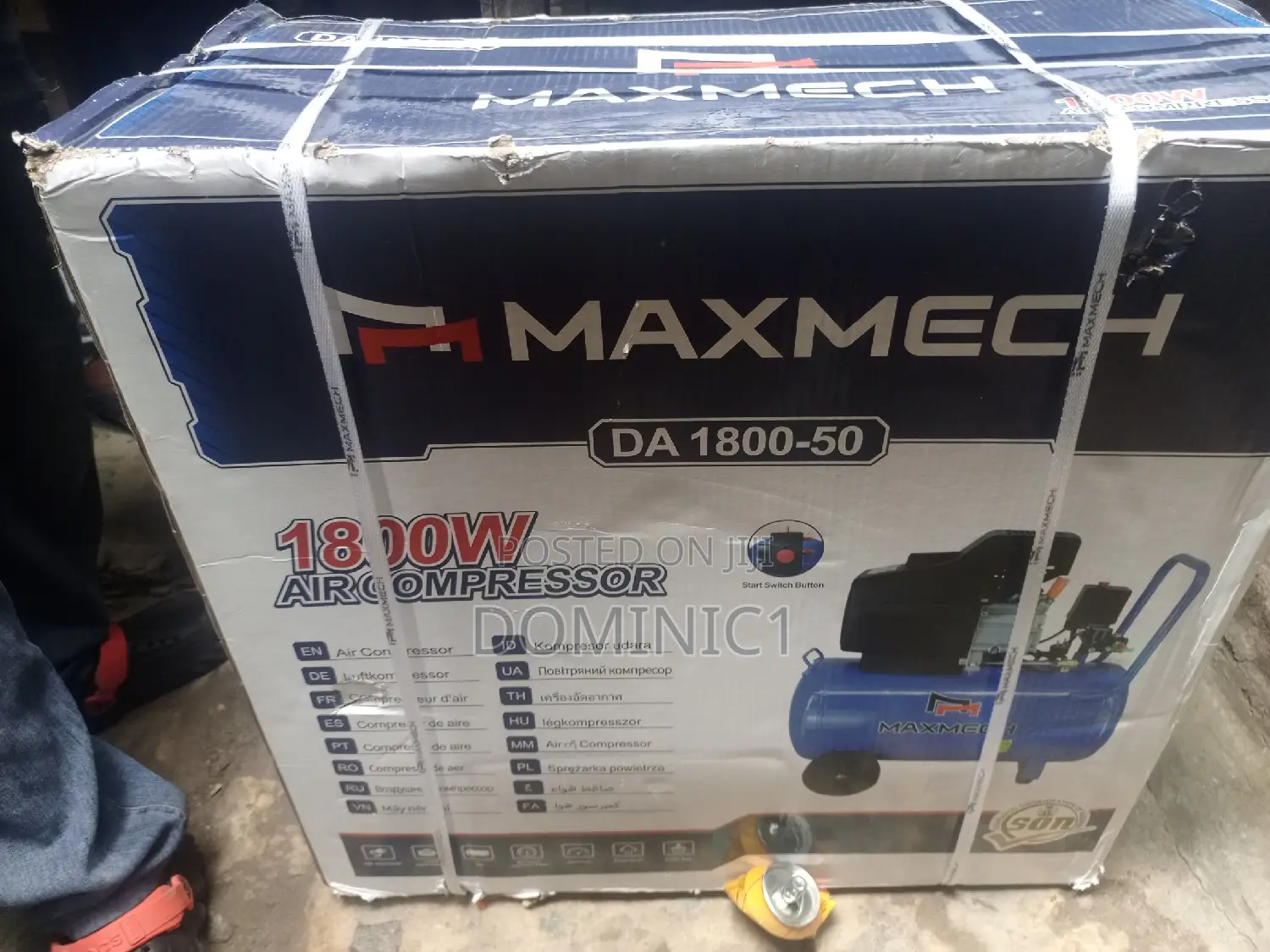 Maxmech Air Compressor 50 Later 1800w