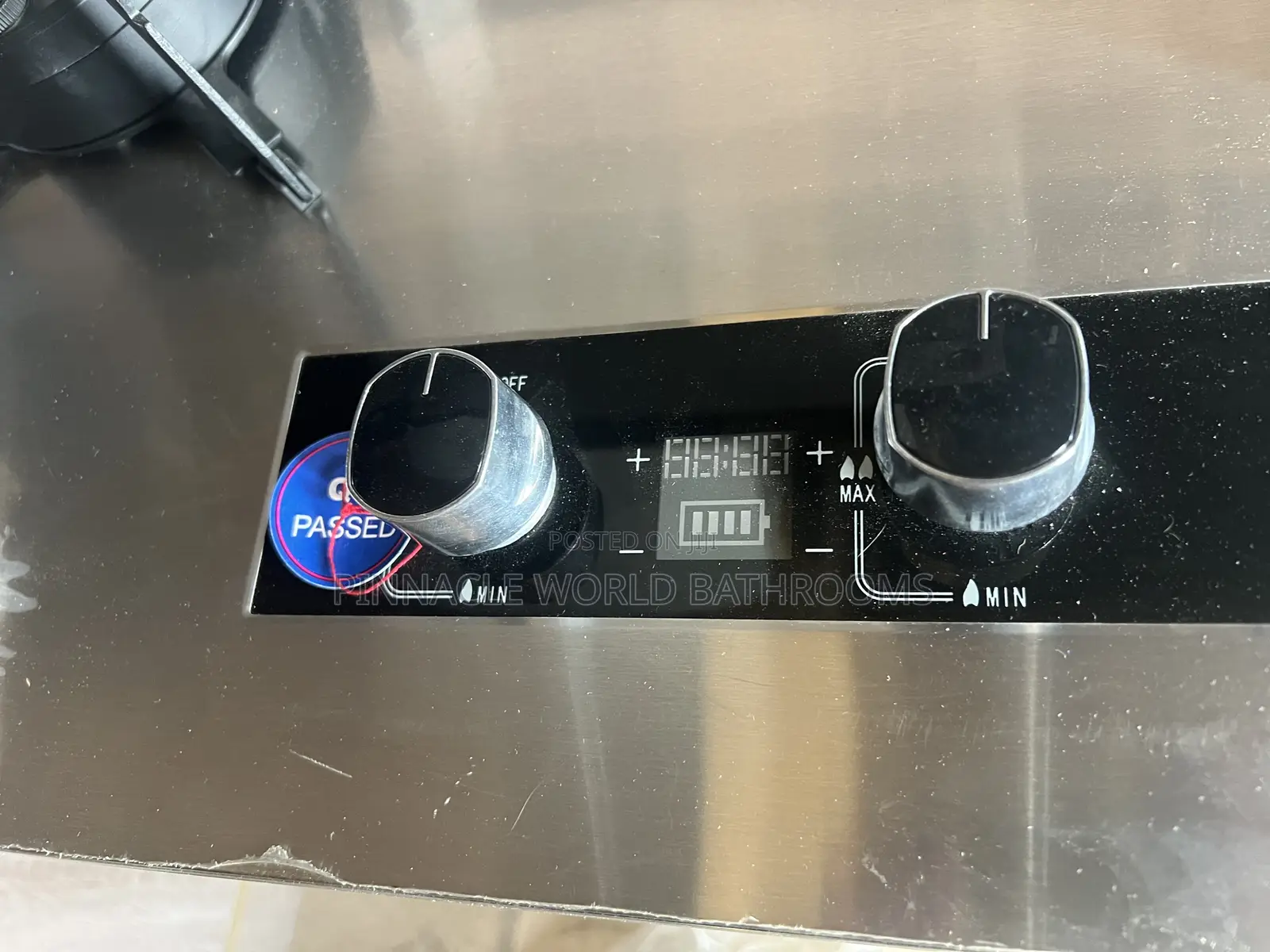 Phiima Silver Two Burner Gas With Digital Display