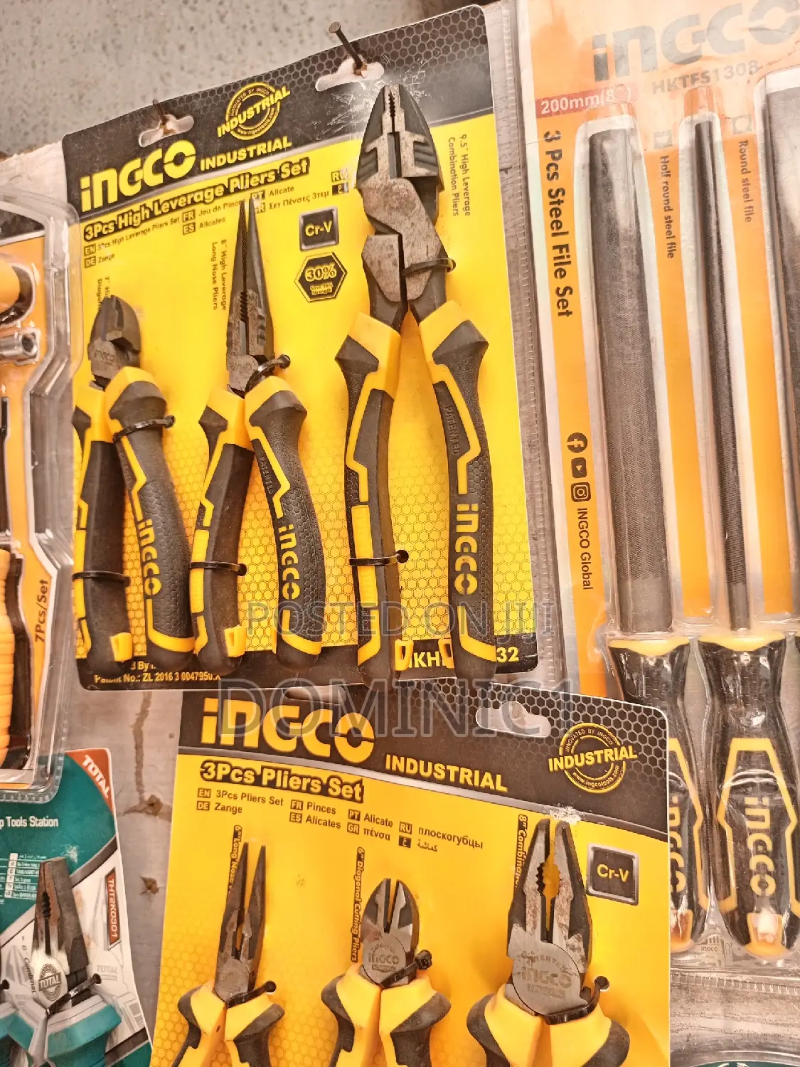 Ingco Pliar Set Heavy Duty