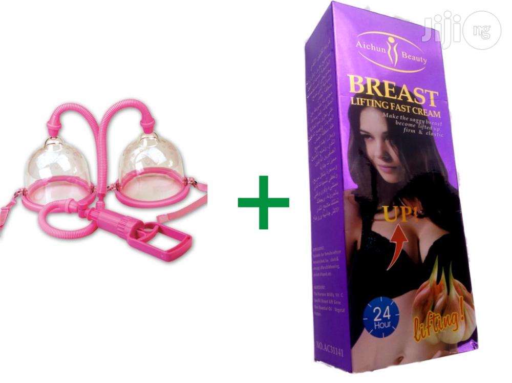 Breast Enlargement Pump & Breast Enlargement Cream