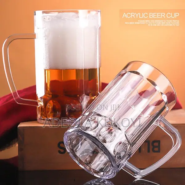 Acrylic Beer Mug With Handle