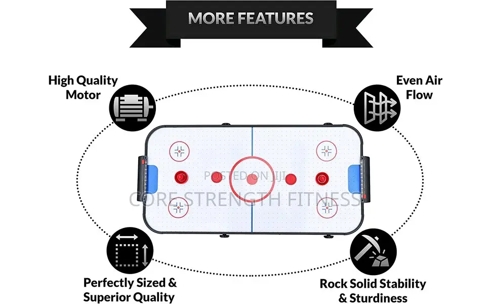 Foldable 5feet Electric Air Hockey Game Table or Board.