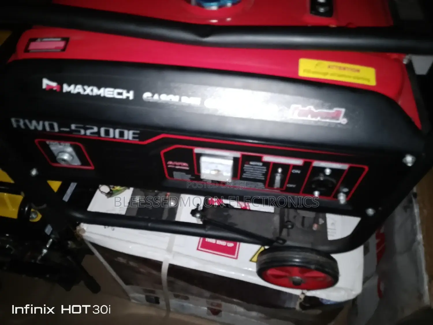 Maxmech Cooper Coil Generator 4.5kva 2 Years Warranty