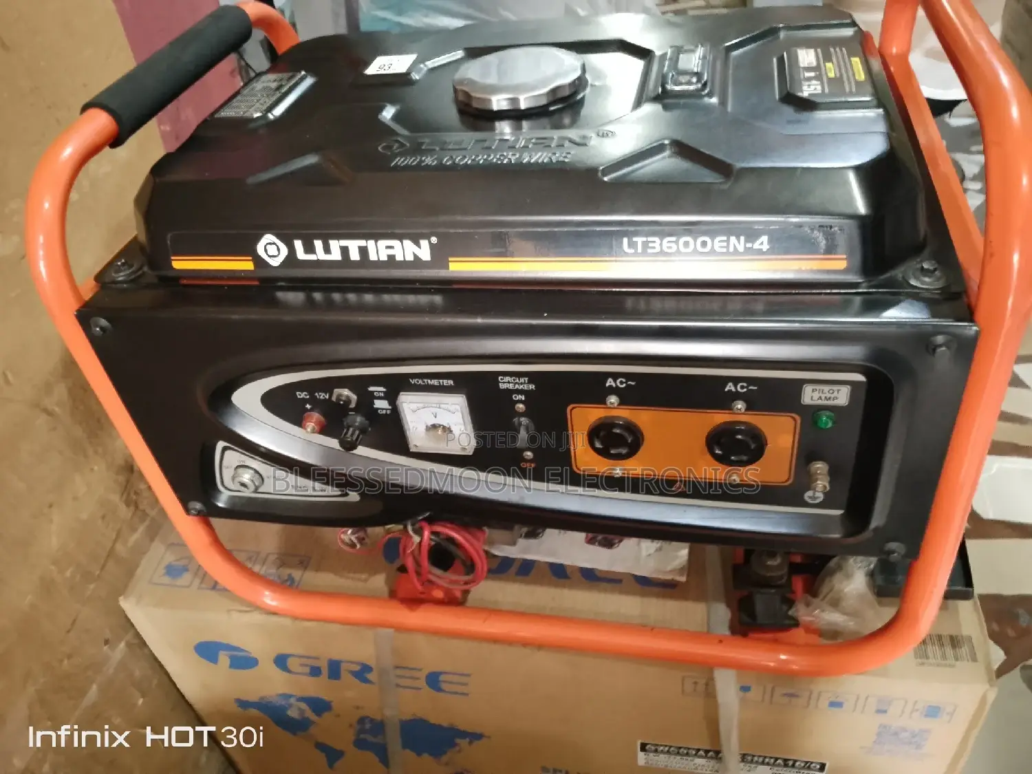 Lutian German Cooper Coil Generator 4kva 3 Years Company W