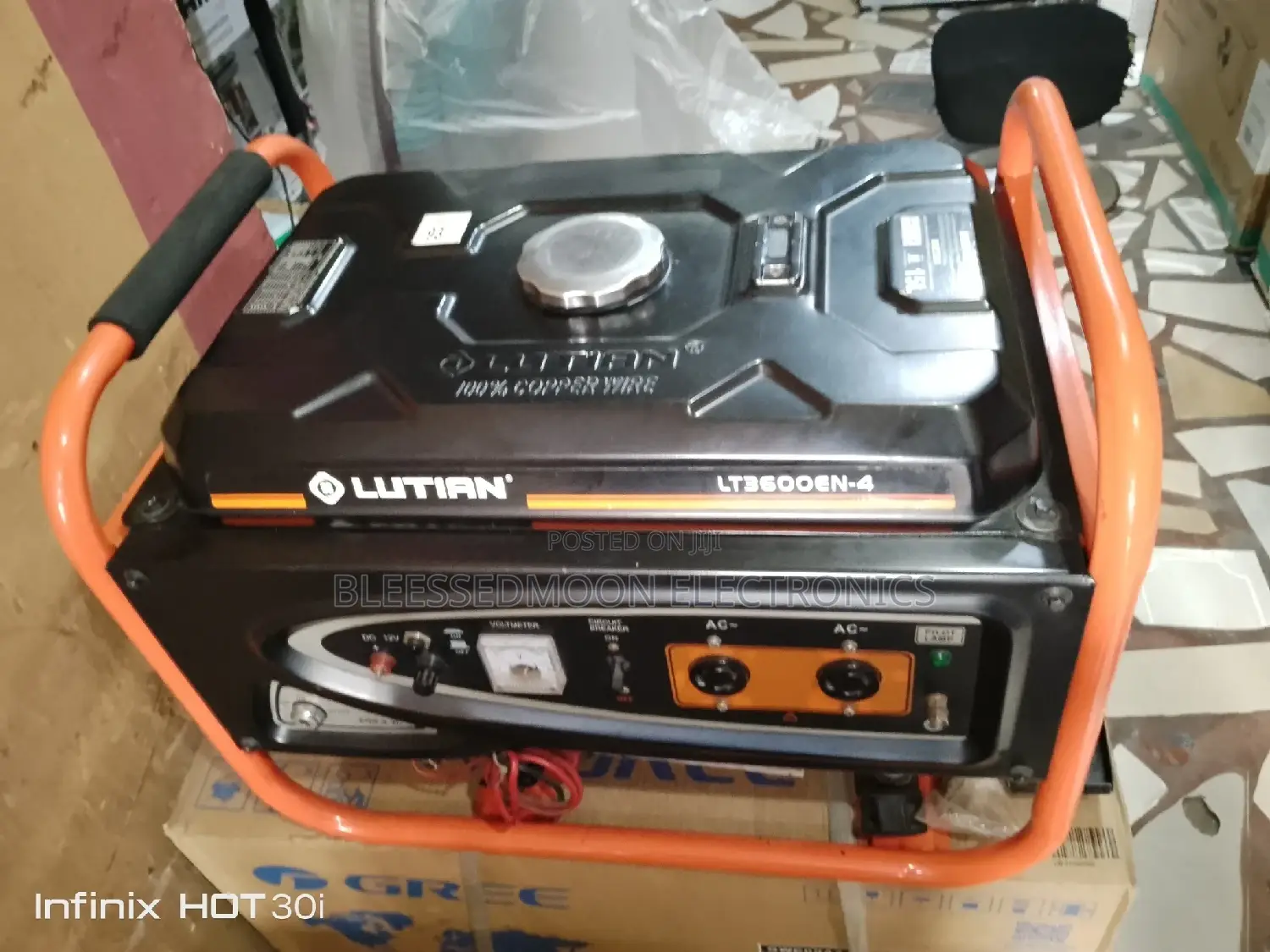 Lutian German Cooper Coil Generator 4kva 3 Years Company W