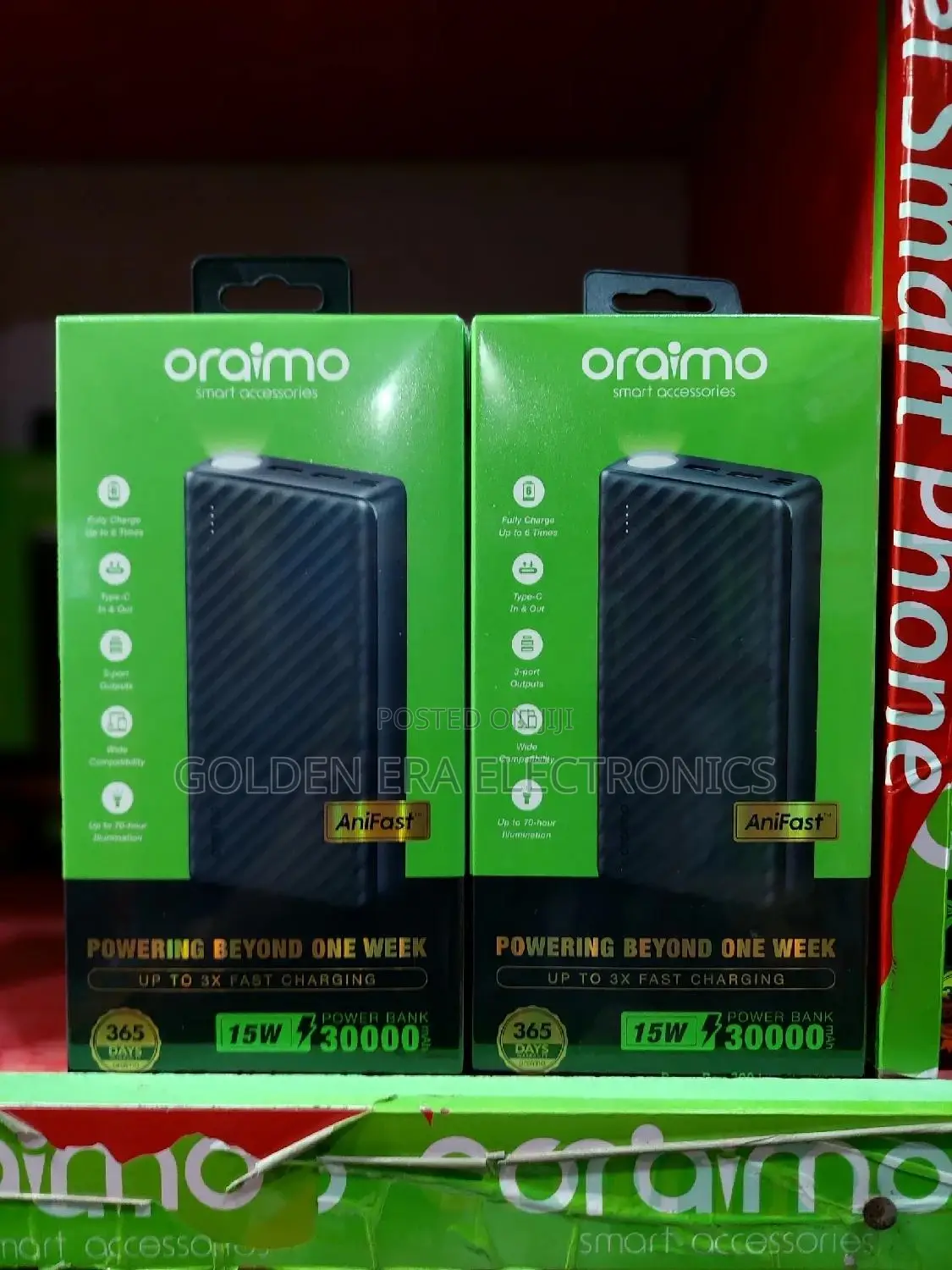 Oraimo Original Power Bank 30,000mah