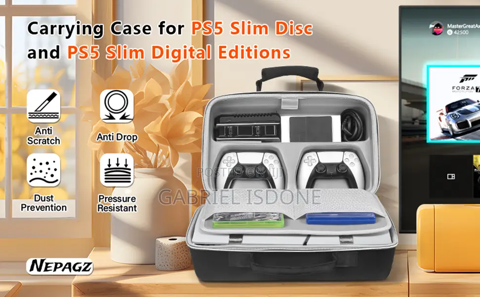 PS5 Luxury Storage Bag Travel Carry Case Bag-