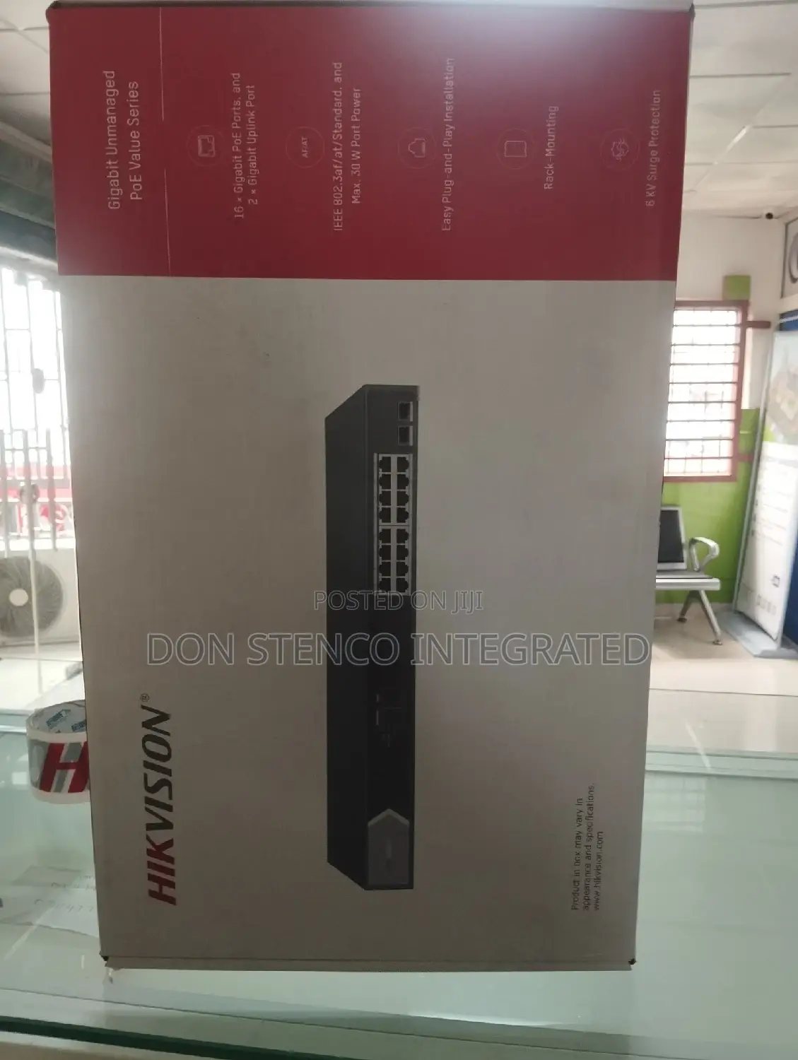 Hikvision 16port Gigabit Unmanaged Poe Switch