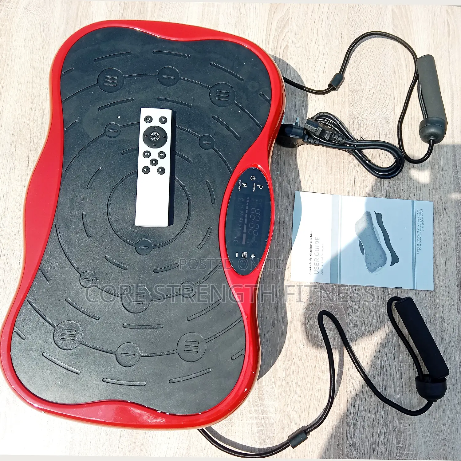 Whole Body Massage Plate, With Resistance Pull Ropes .