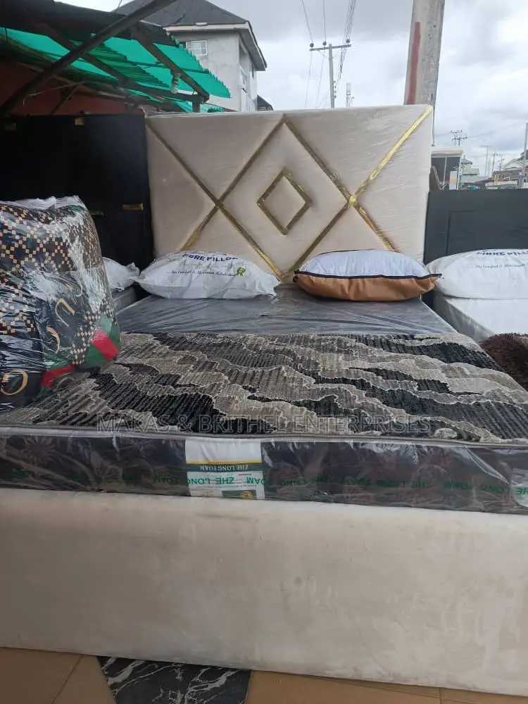 6by4 Quality Bedframe With Mattress
