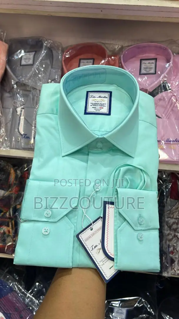 Original Italian T.M. MARTIN Plain Shirts Available in Store
