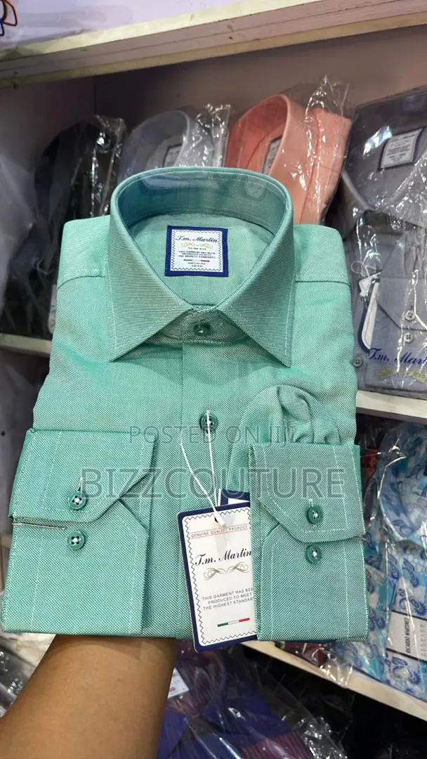Original Italian T.M. MARTIN Plain Shirts Available in Store