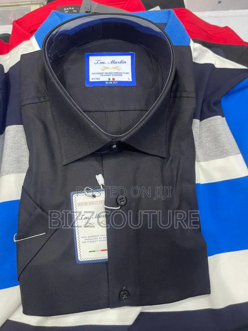 Original Italian T.M. Martin Plain Shirts Available in Store