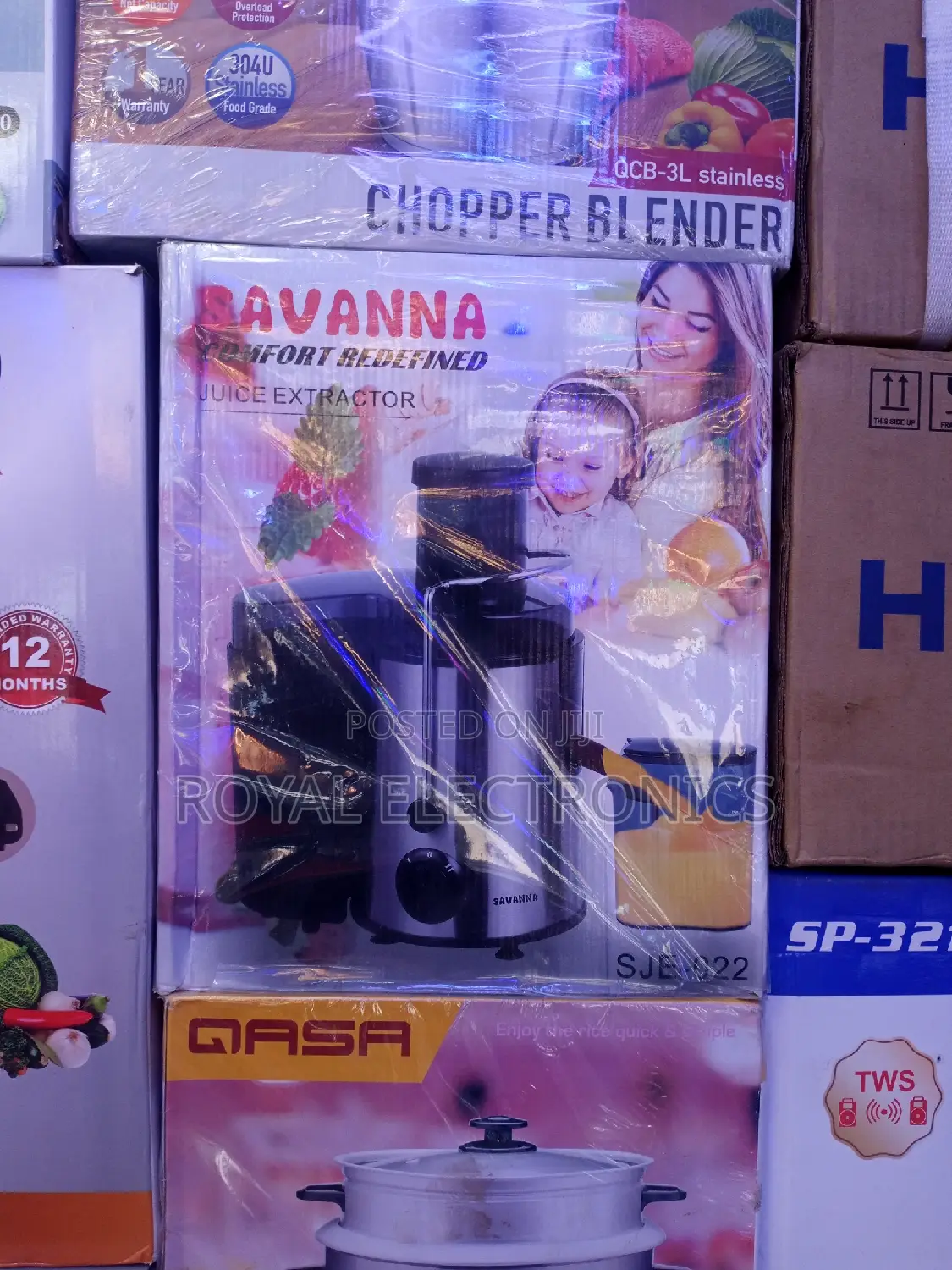 Powerful Savanna Comfort Redefined Juice Extractor - SJE022