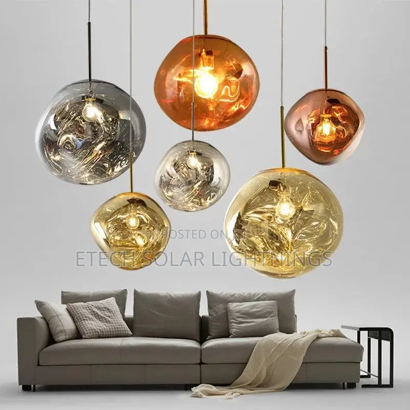 Nordic Lava Glass Living Room Dining Kitchen Pendant Lights