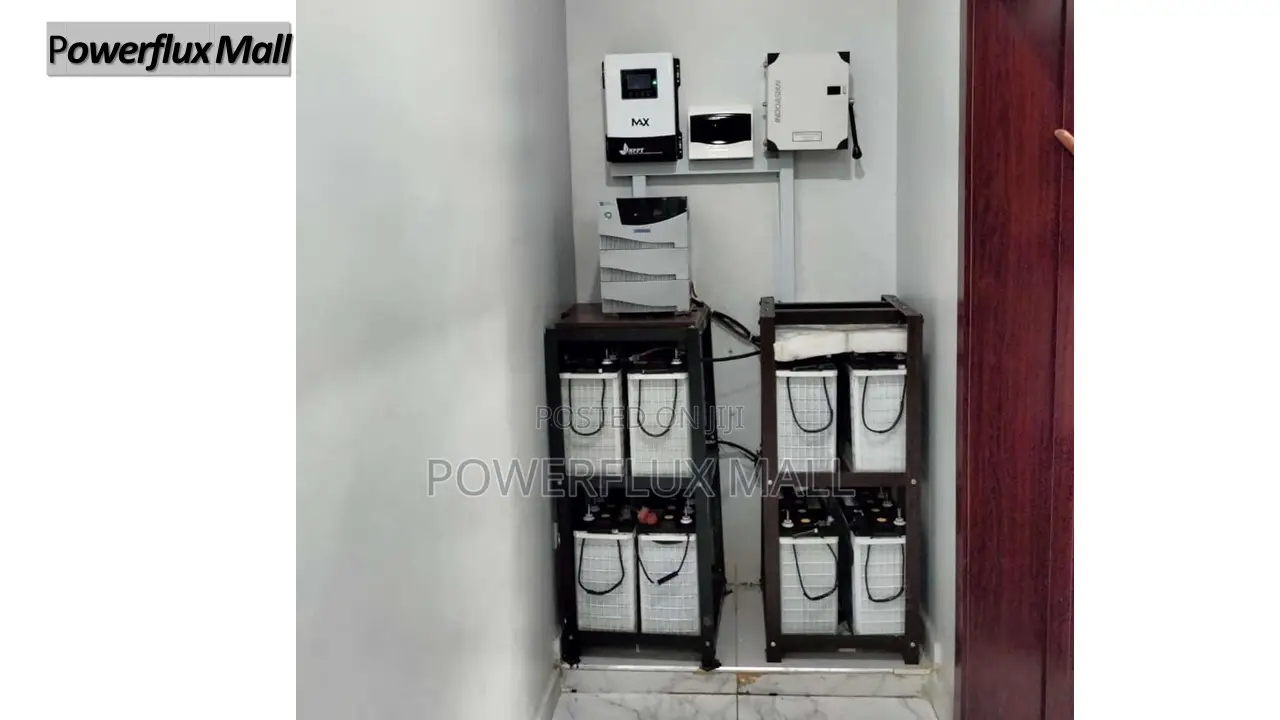 ,5kva With 8 Batteries And Panels Installation