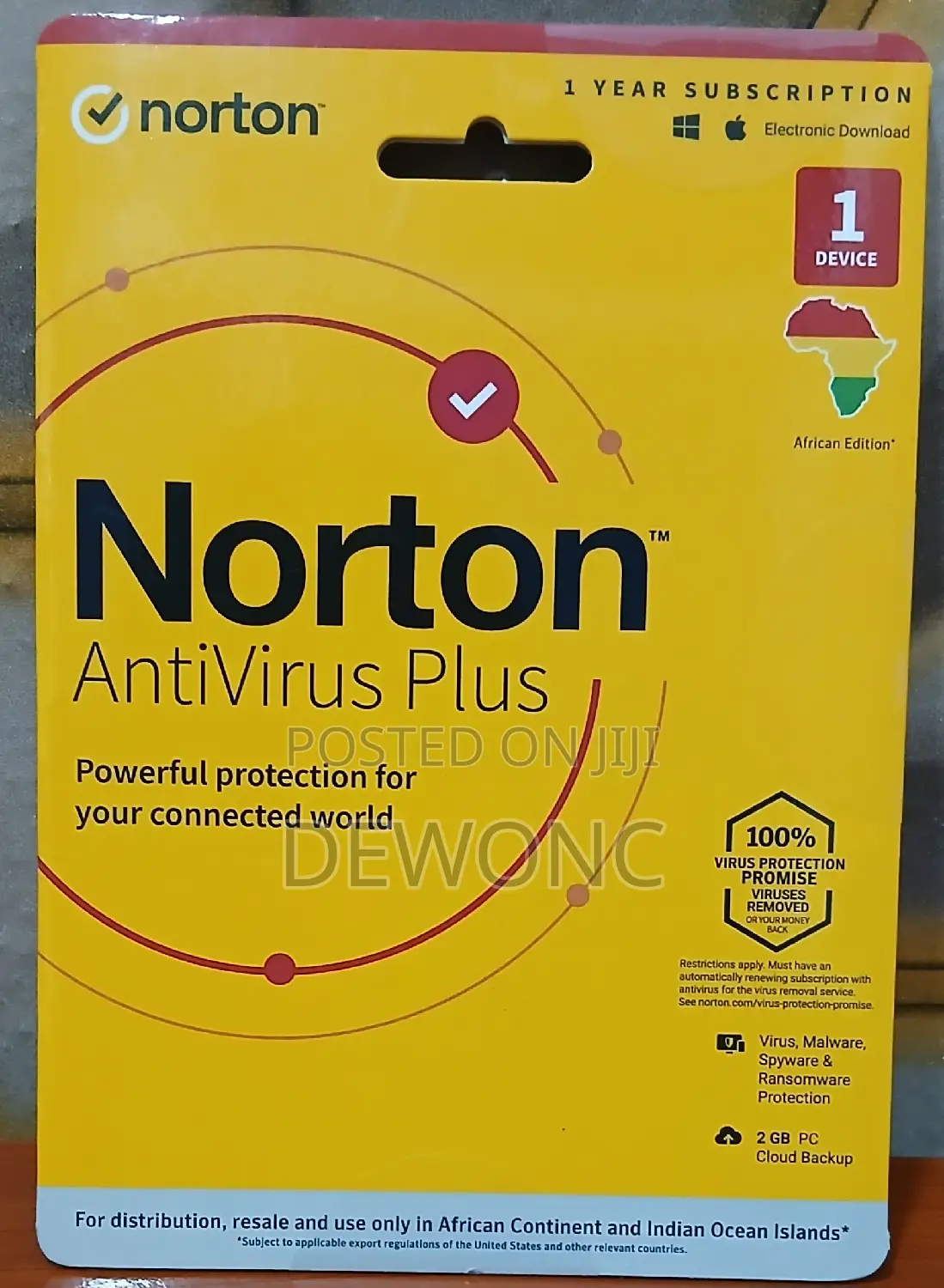 Norton Antivirus Plus 1user