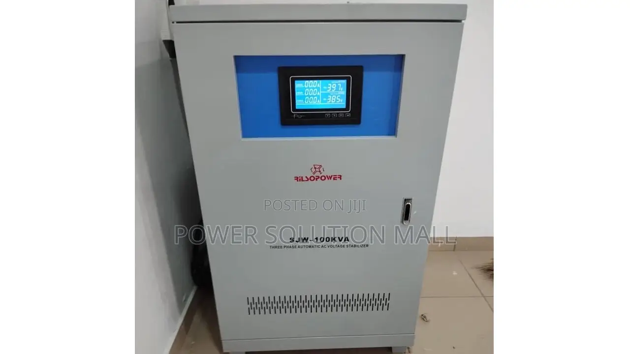 Sjw-3 Phase Servo Voltage Rilsopower 100kva Stabilizer