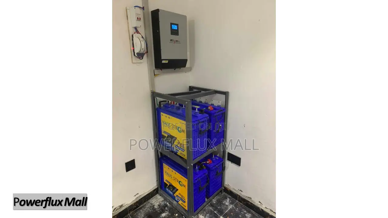 4 Haus Strom Batteries With 5kva Inverter