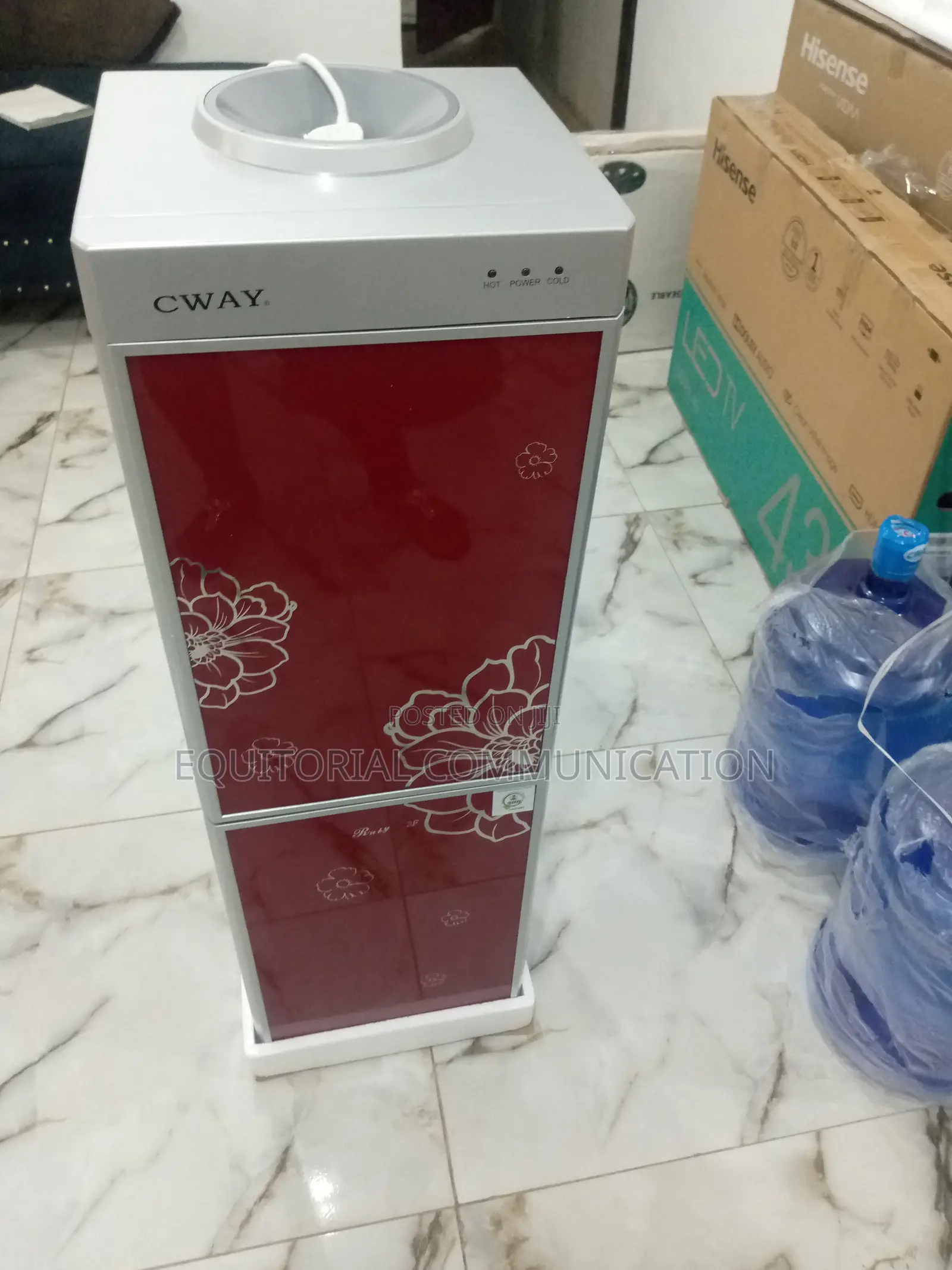 Cway 2 Tap Water Dispenser With Fridge