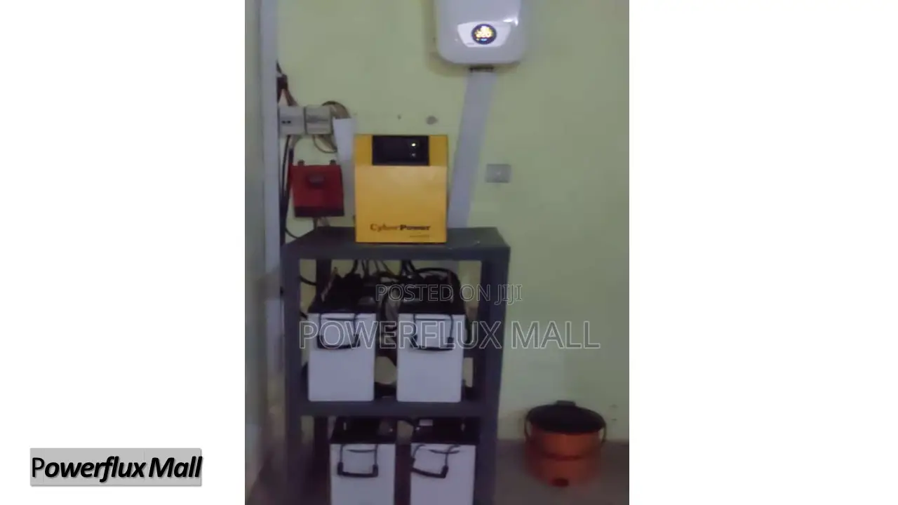 8 Panels 4 Batteries With 5kva Inverter Installation