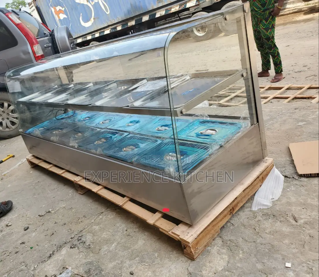 6/12 Plates Food Warmer (Curved Glass)