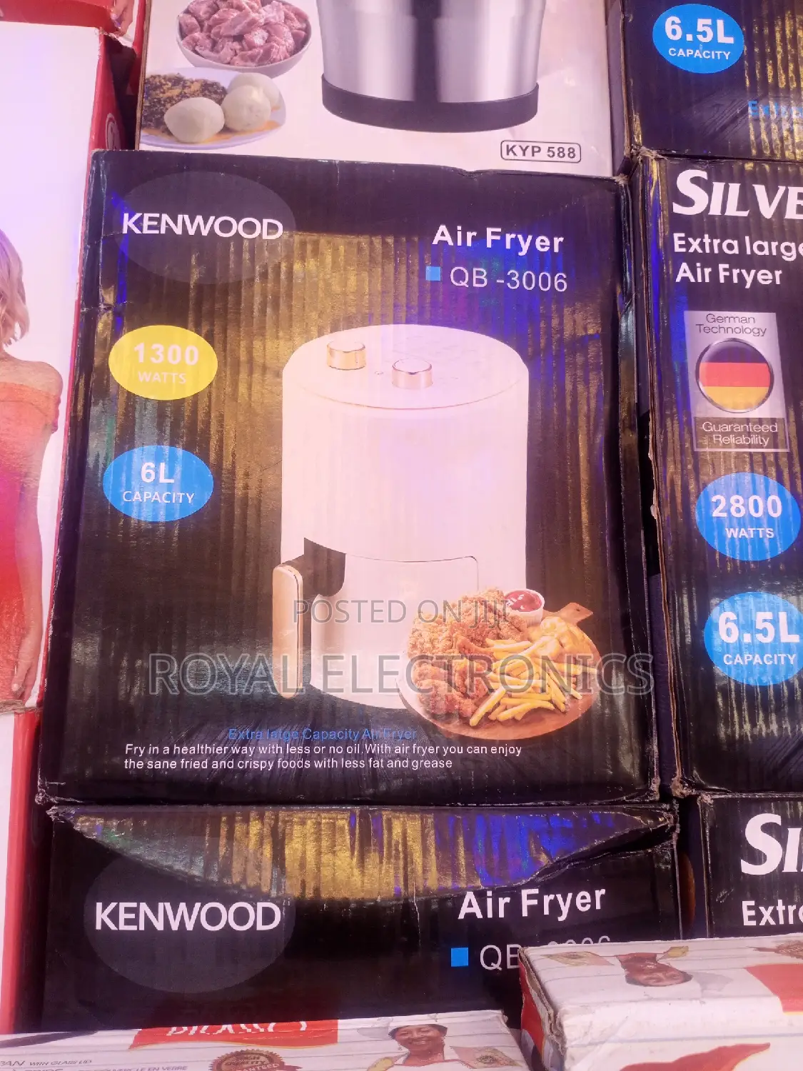 Newly Released Kenwood Air Fryer- 6litres- 1300W