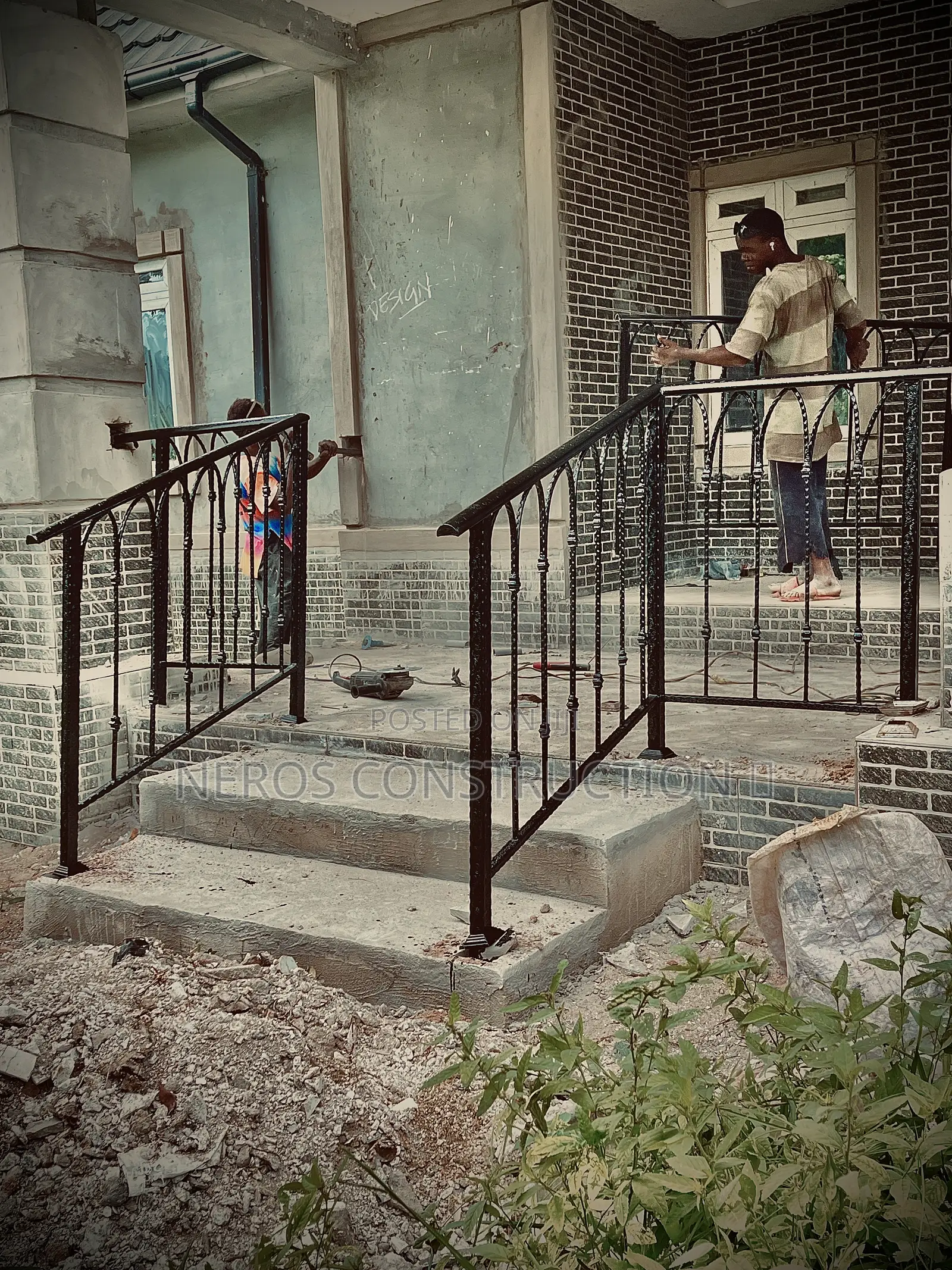 Y Cumbi Wrought Iron Hand Rail