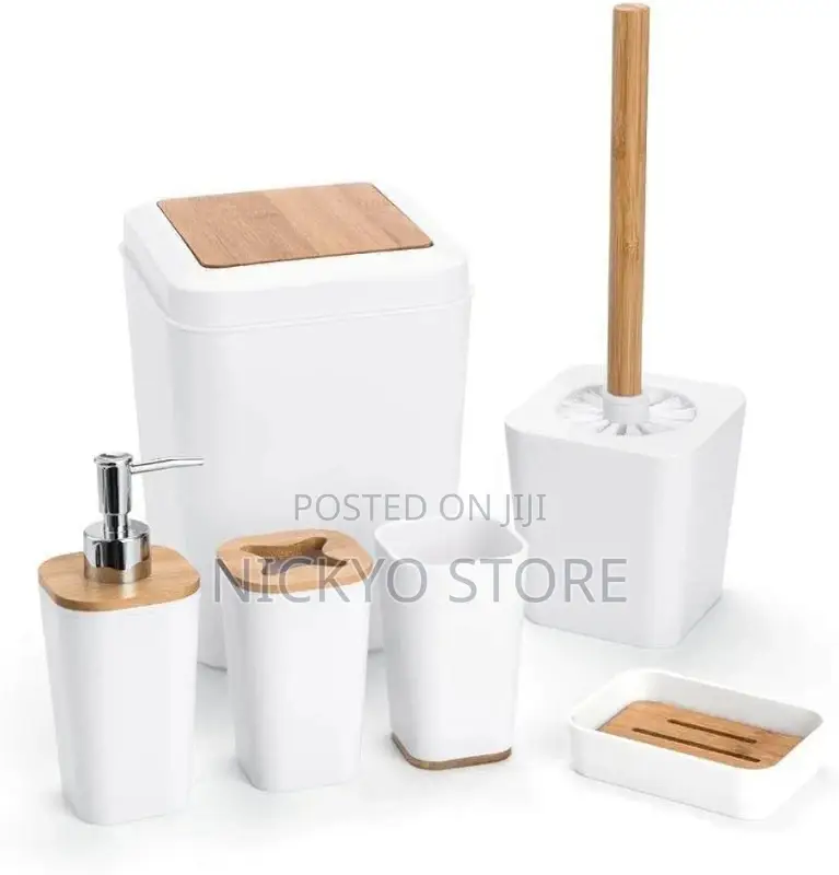 6 Sets of Bathroom Accessories
