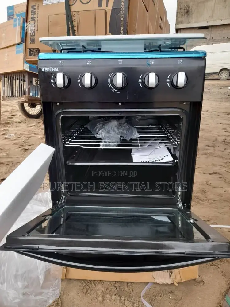 Bruhm 50x50 4 Burner Gas Cooker With 2 Step Oven