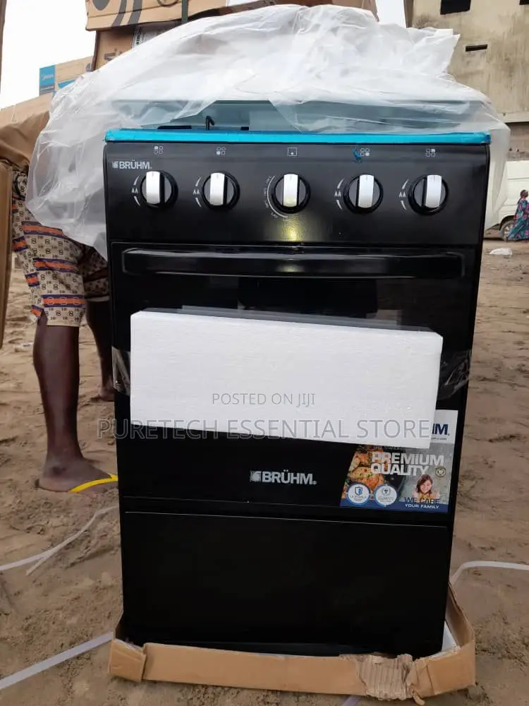 Bruhm 50x50 4 Burner Gas Cooker With 2 Step Oven